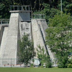 Beton-Türme Kletteranlage Thalkirchen