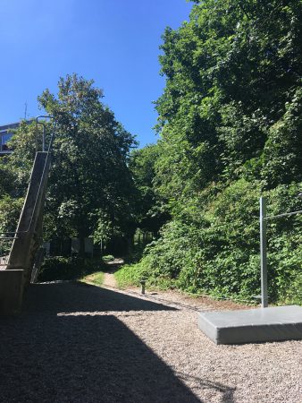 Boulderbereich West zum Parkplatz