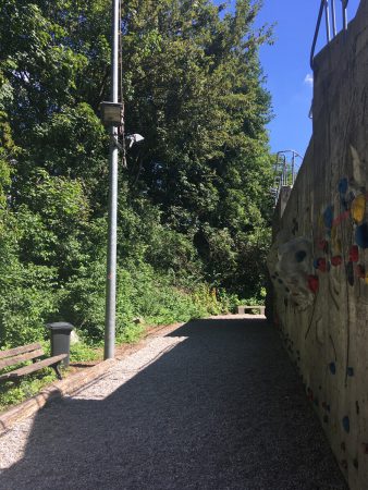 Boulderbereich West zum Parkplatz